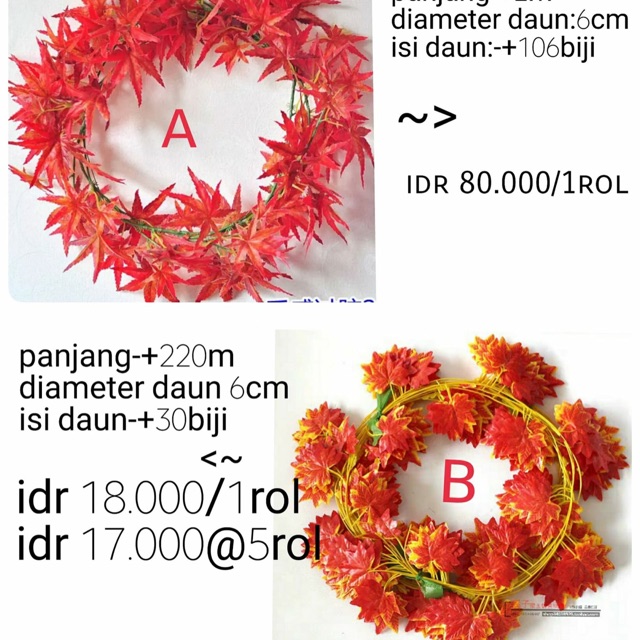 DAUN IMITASI