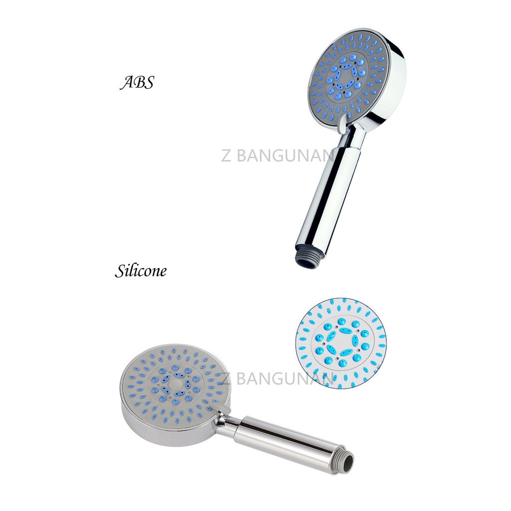 HAND SHOWER KEPALA BULAT/SHOWER KEPALA MANDI /HANDSHOWER KEPALA MURAH 5 MODE/KEPALA SHOWER BULAT