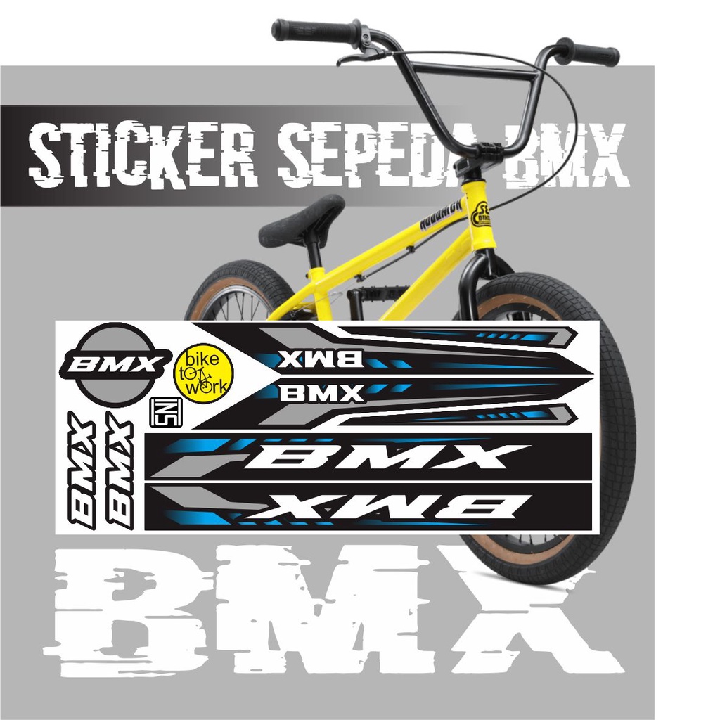 STICKER SEPEDA STRIPING VARIASI SEPEDA BMX / BMX VARIASI STICKER / BMX 02 05