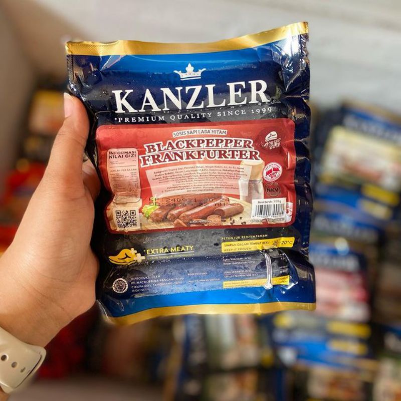 

KANZLER BLACKPEPPER FRANKFURTER 300gr