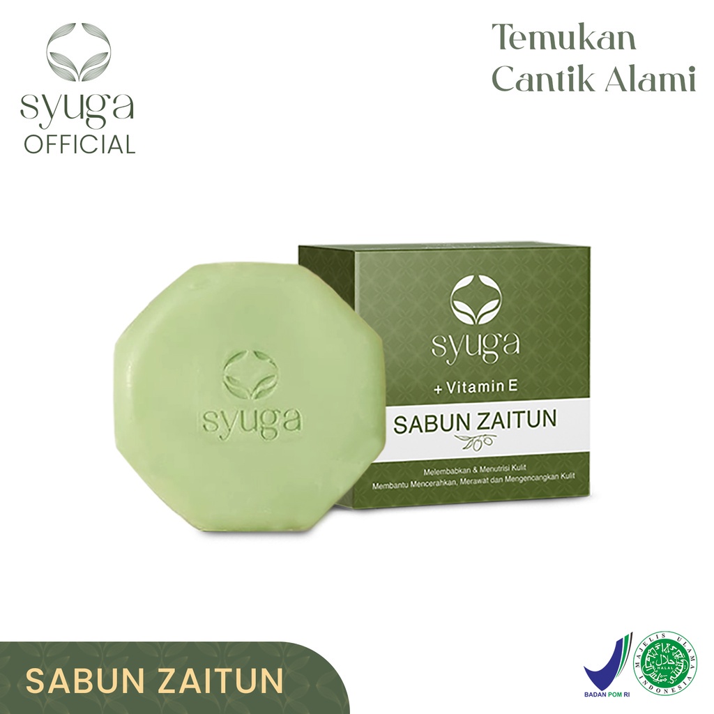 BISA COD - SABUN ZAITUN SYUGA HERBAL UNTUK MENCERAHKAN dan MELEMBABKAN