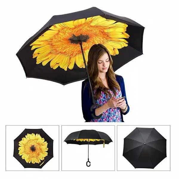 Payung Topi Untuk Anak Anak Atau Dewasa / Payung Kepala Hujan Melindungi Simp