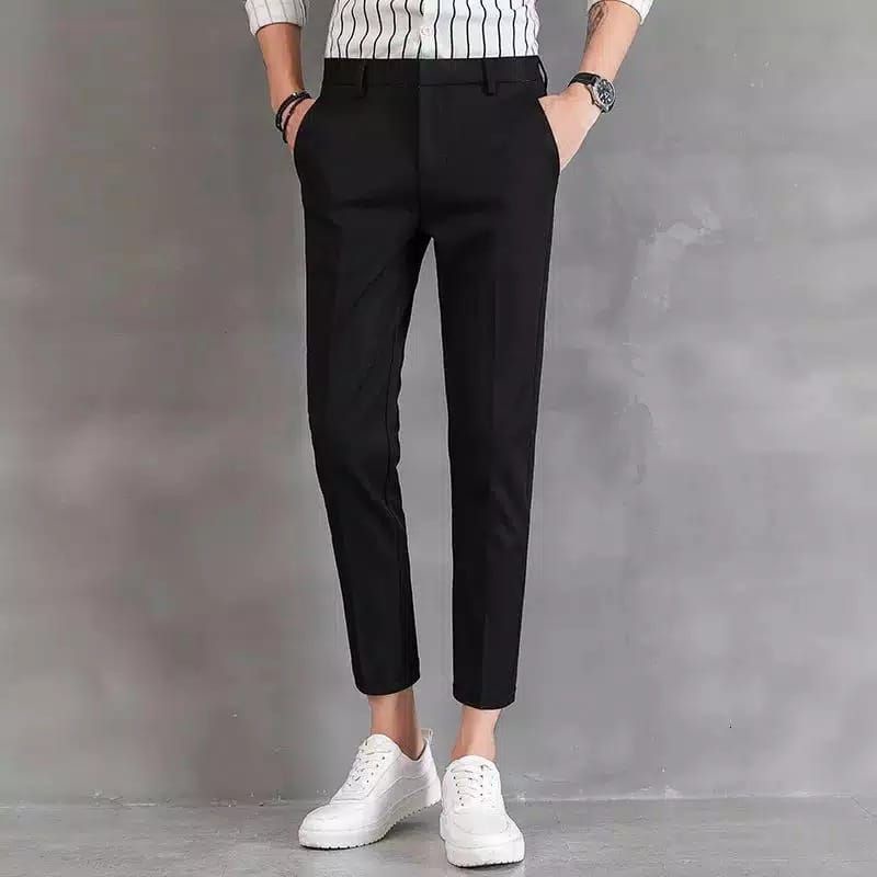 CELANA BAHAN DASAR FORMAL PRIA SLIMFIT 27 SAMPAI 38