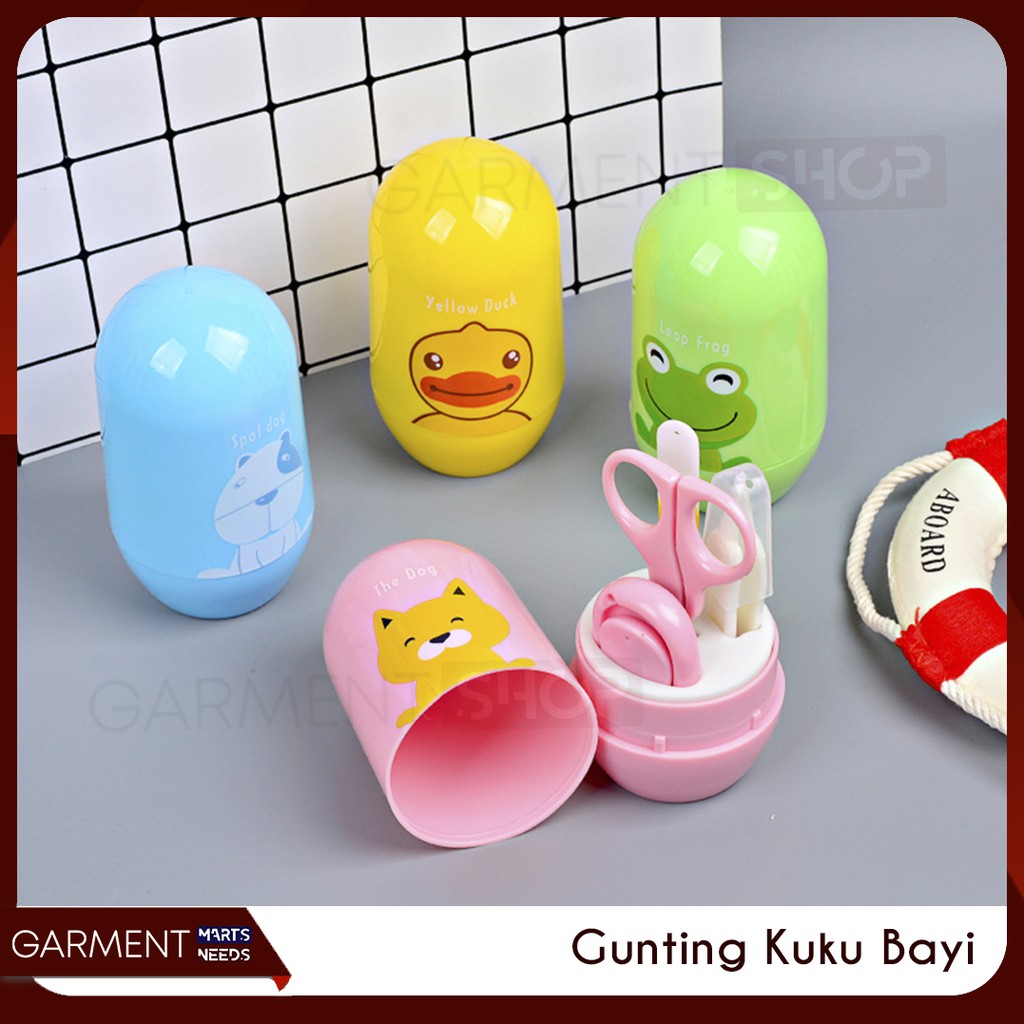 Gunting Kuku Bayi Set Baby Nail Clipper Trimmer Tool Pedicure 4 In 1-1