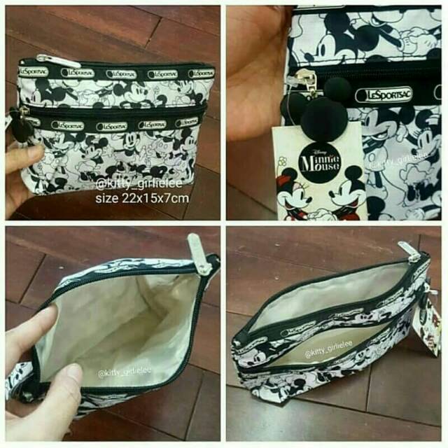 POUCH MICKEY MOUSE LESPORTSAC ORIGINAL DISNEY