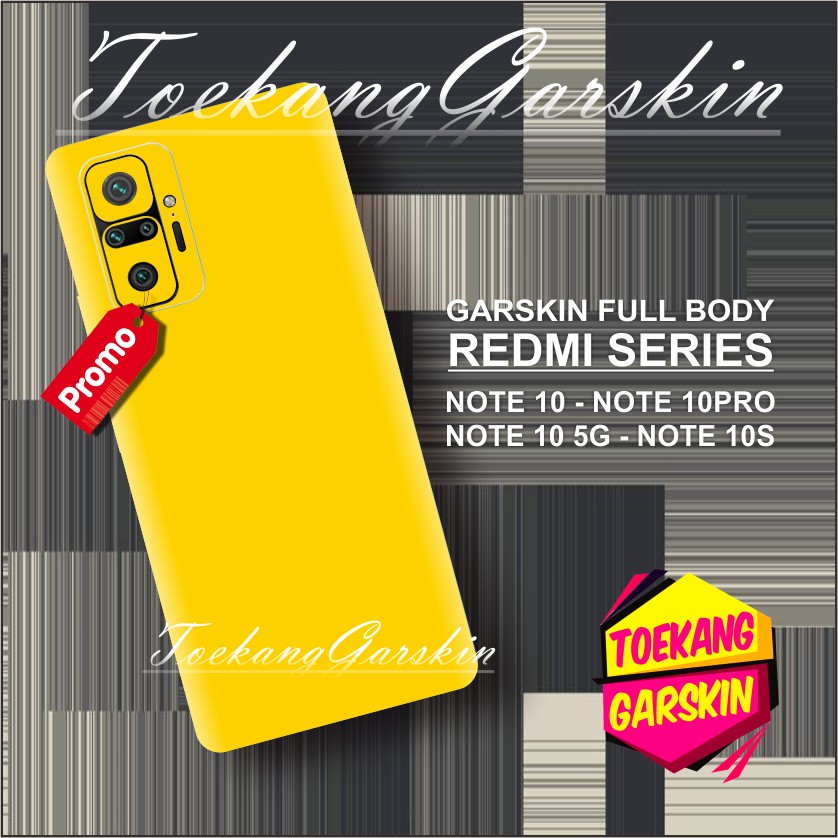 GARSKIN REDMI NOTE 10 SERIES REDMI NOTE 10 PRO SEMUA WARNA
