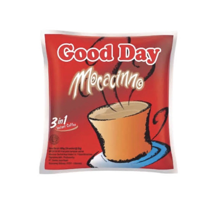 

Good Day Mocacinno 1 pak isi 50 sachet