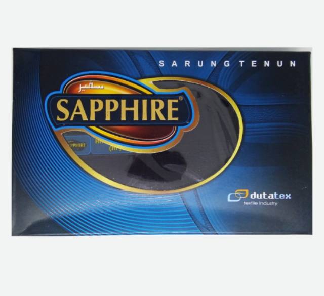 Sarung Sapphire Hitam Polos Sarung Berkualitas