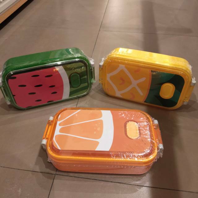 fruit series bento box miniso