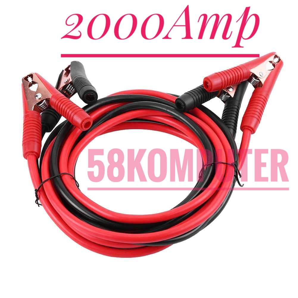 Autoleader Kabel Starter Jumper Aki Accu Leads Pure Copper 2000amp 3,5m Car Battery Booster Cable Kabel Jumper Aki Terbaik Cable 2000a 3.5 M Kabel Jumper Mobil Kabel Jumper Starter Accu Mobil 2000a 3.5 M