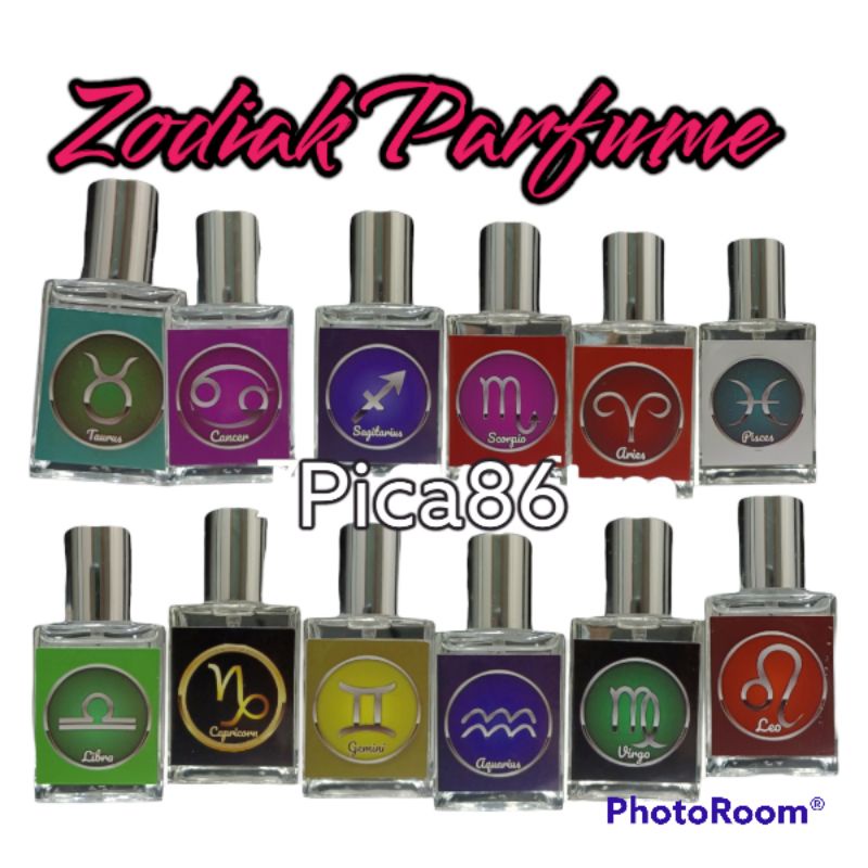 ZODIAK PARFUME PEWANGI PRIA WANITA 35ML &amp; 50ML PARFUM TRAVEL SIZE free POUCH