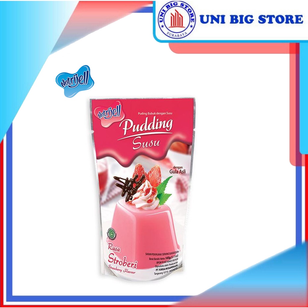 

Nutrijell Pudding Puding Susu Stroberi 145 gr Strawberry