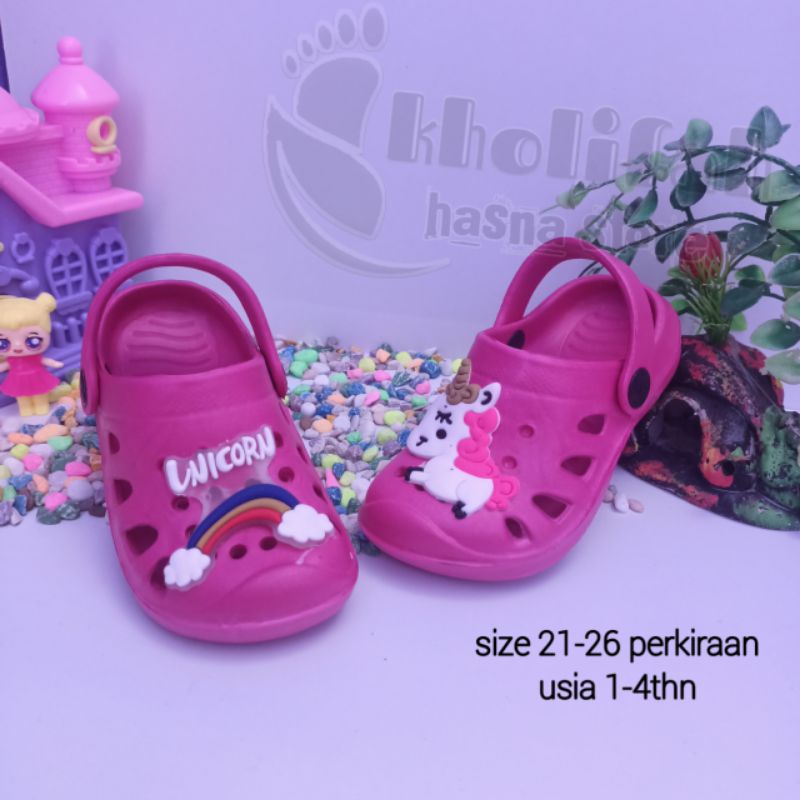 SANDAL BAIM ANAK PEREMPUAN TERBARU PELANGI UNICON 008e dulux