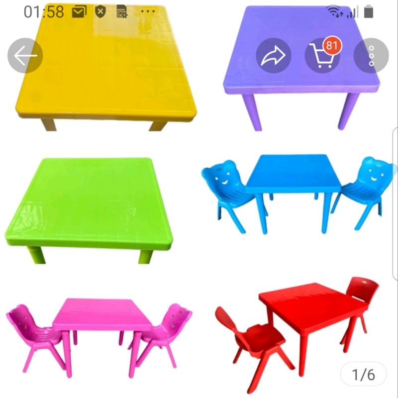 MEJA BELAJAR ANAK TAIWAN TK PAUD MEJA ANAK PAUD