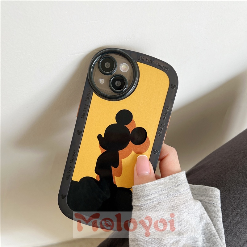 Soft Case Silikon Motif Mickey Mouse Untuk IPhone 11 13 12 Pro MAX 7 8 Plus XR X 6 6S Plus XS MAX SE 2020