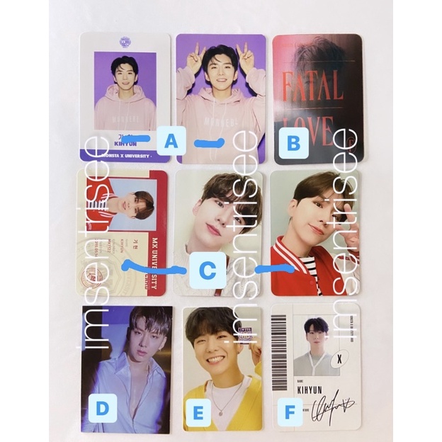 (BACA DESKRIPSI) PHOTOCARD KIHYUN