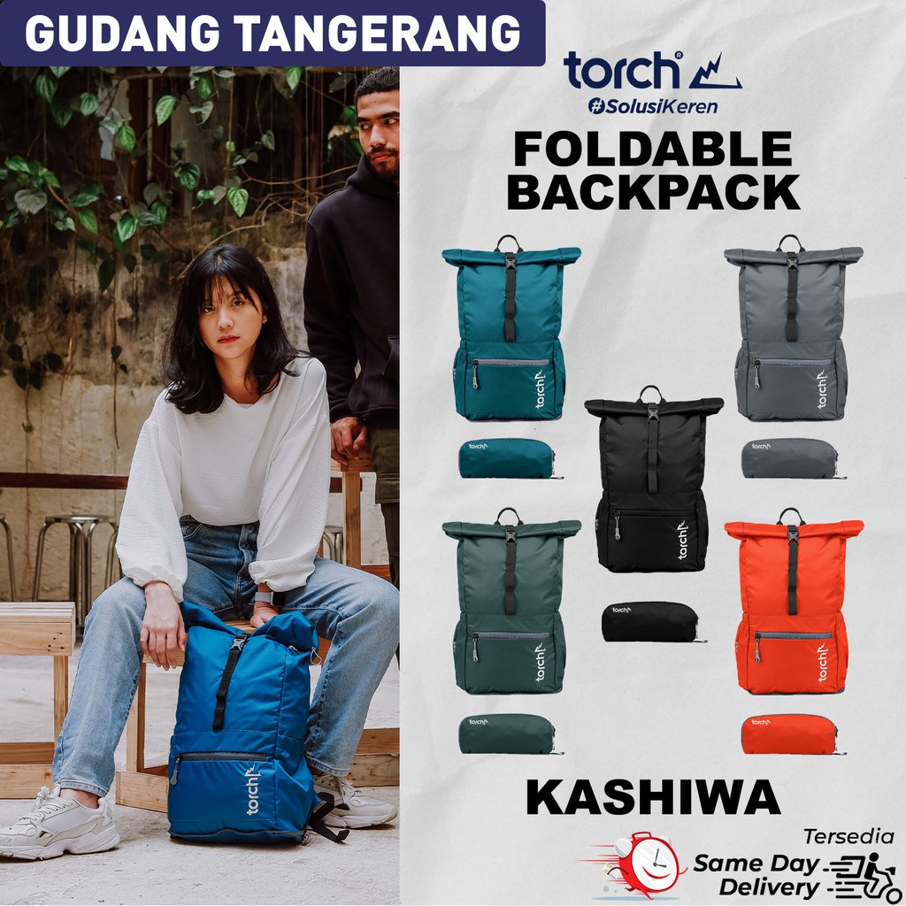 Torch Tangerang Tas Ransel Backpack Kashiwa Foldable Bag 19 L