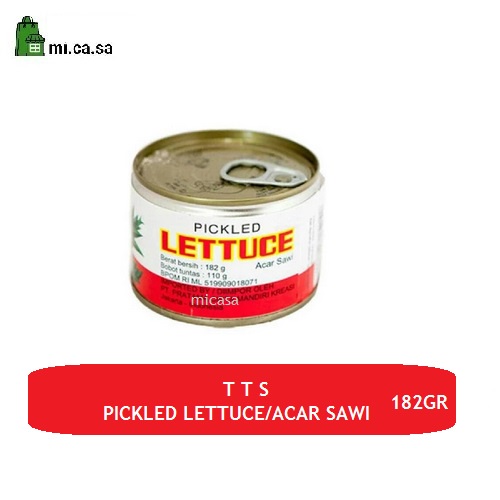 

TTS Acar Sawi / Caisim Kaleng / Pickled Lettuce 182 Gram