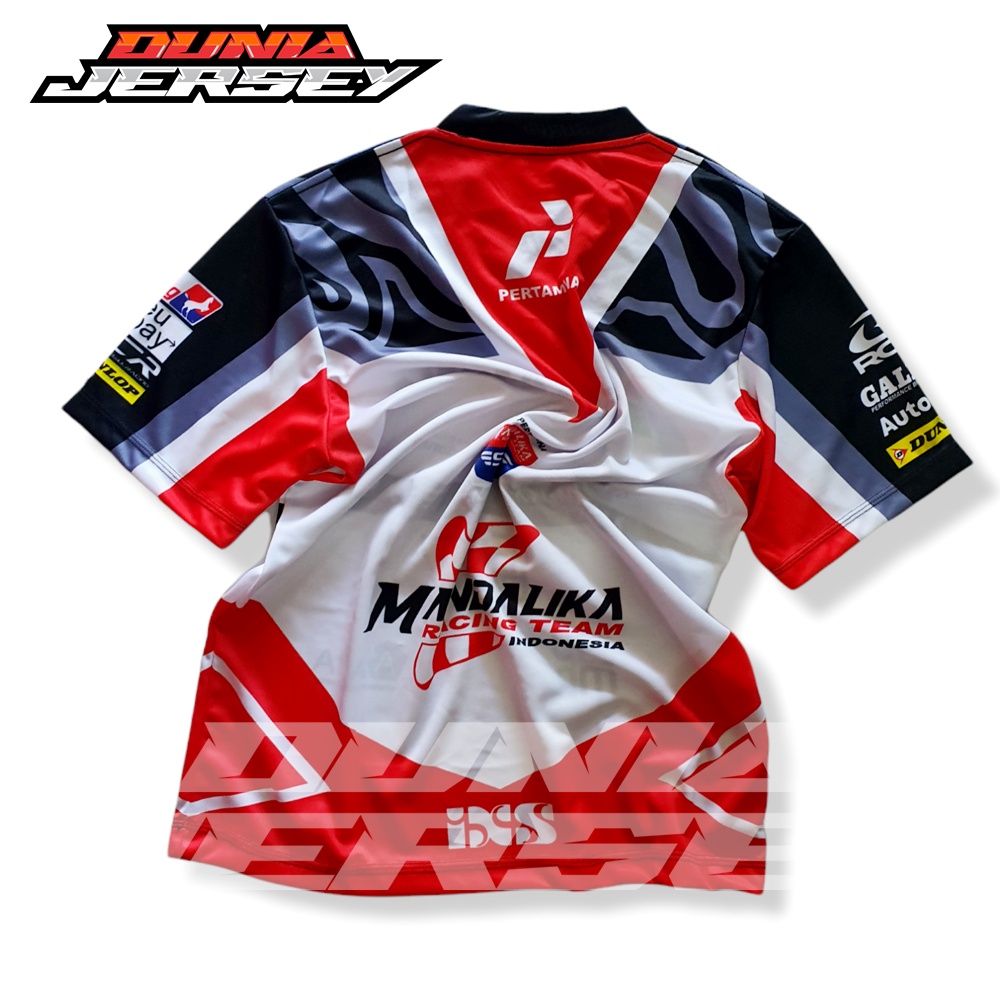 Grosir / COD/ Murah Kaos Jersey Mandalika Pertamina Racing Team / Kaos Jersey Mandalika Motogp / Kao