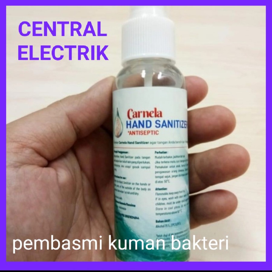 HAND SANITIZER CARNELA 100ML - ALKOHOL 75 % - ORYGINAL