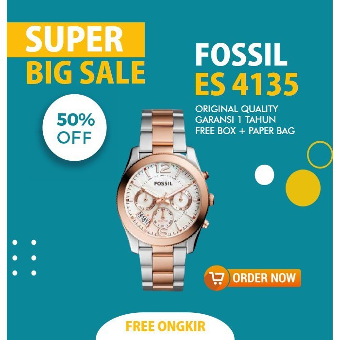 Jam Tangan Fossil ES4135 Wanita Original