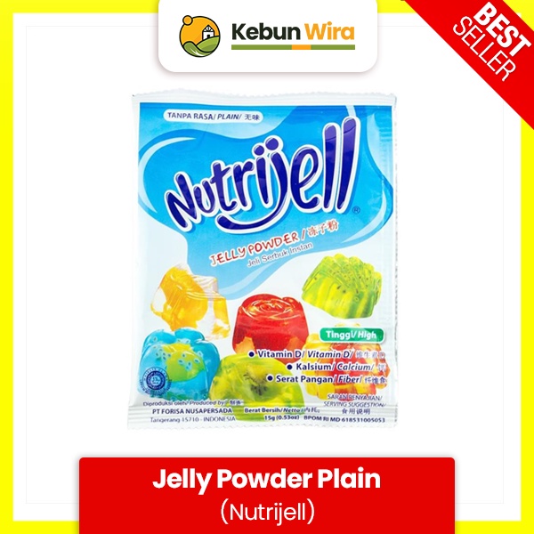 

Jelly Powder Plain (Nutrijel) 1 Pack 15 Sachet