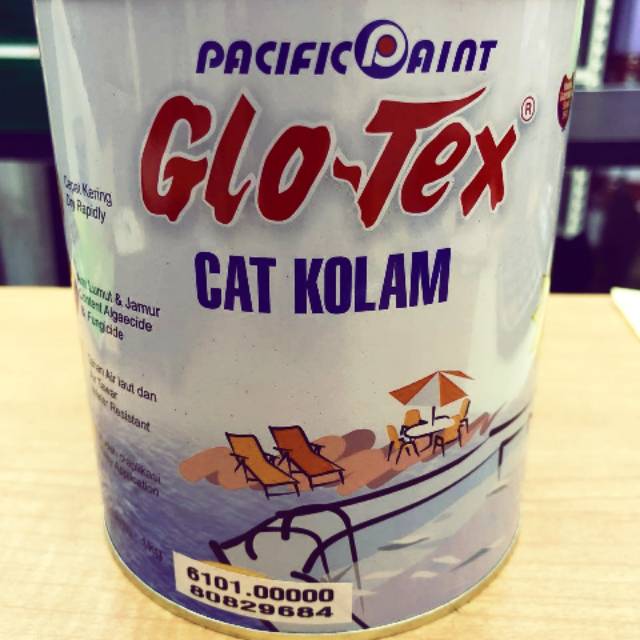  Cat  Kolam  GLOTEX 1 KG Kolam  Ikan Kolam  Renang  Bak 