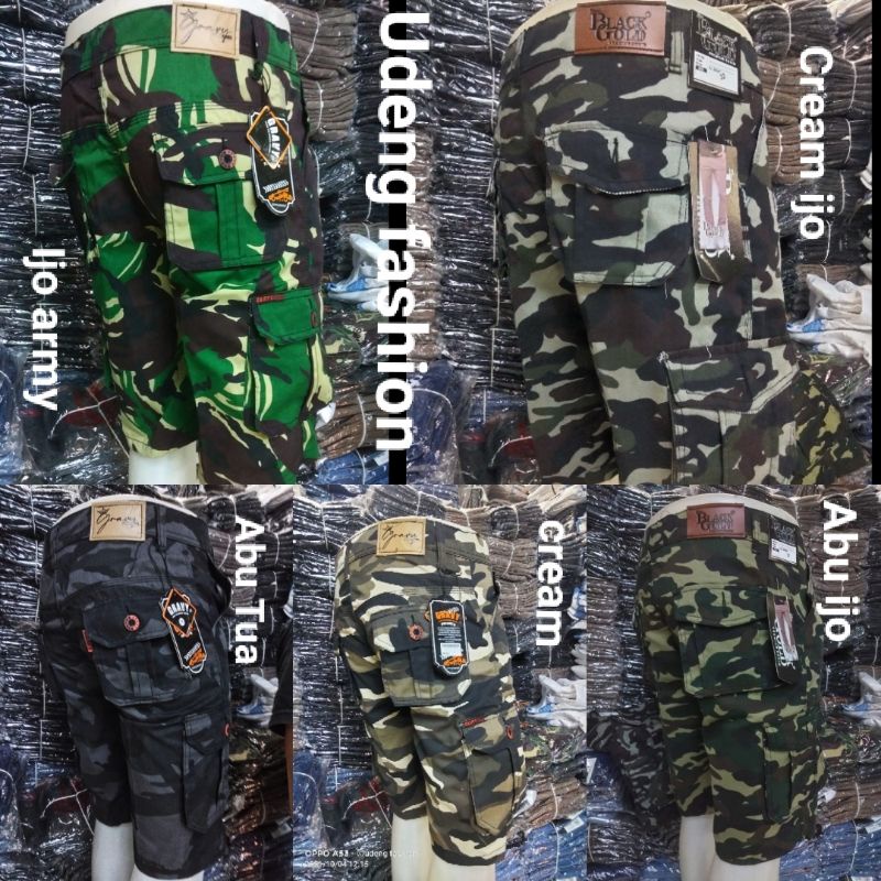 Celana pendek loreng army/loreng TNI