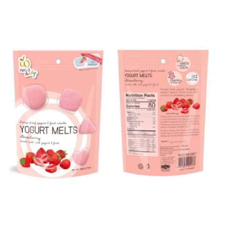 Wel B Yogurt Melt (Snack bayi)