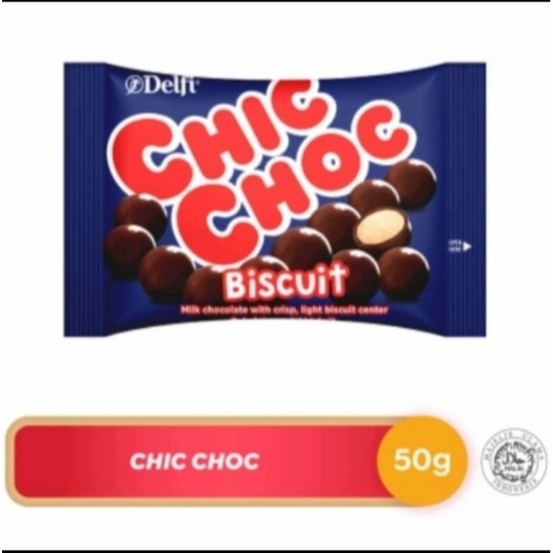 

Delfi Chic Choc Biscuit 50 gr