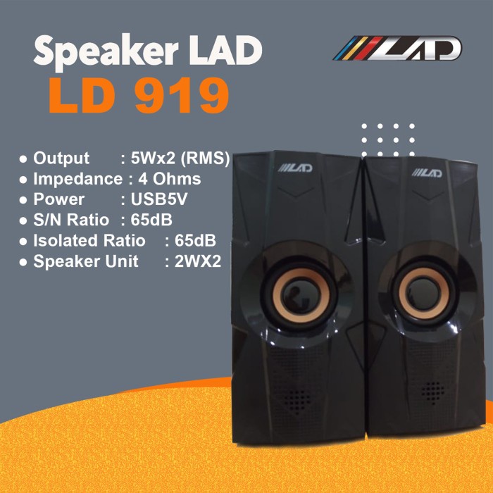 LAD Speaker Komputer LD-919 Super Bass