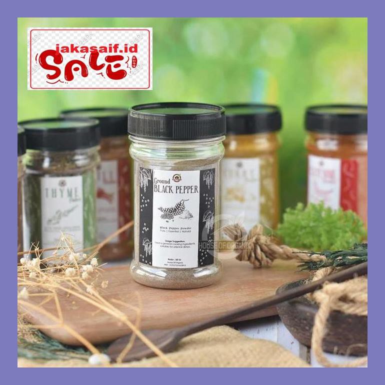 

504Sbu House Of Organix Ground Black Pepper ( Lada Hitam Halus ) 60 Gr Bud0Mb