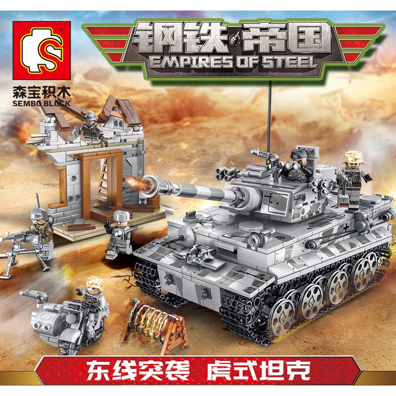 Sembo Block 101401 seri Empires of Steel 1154+ pcs