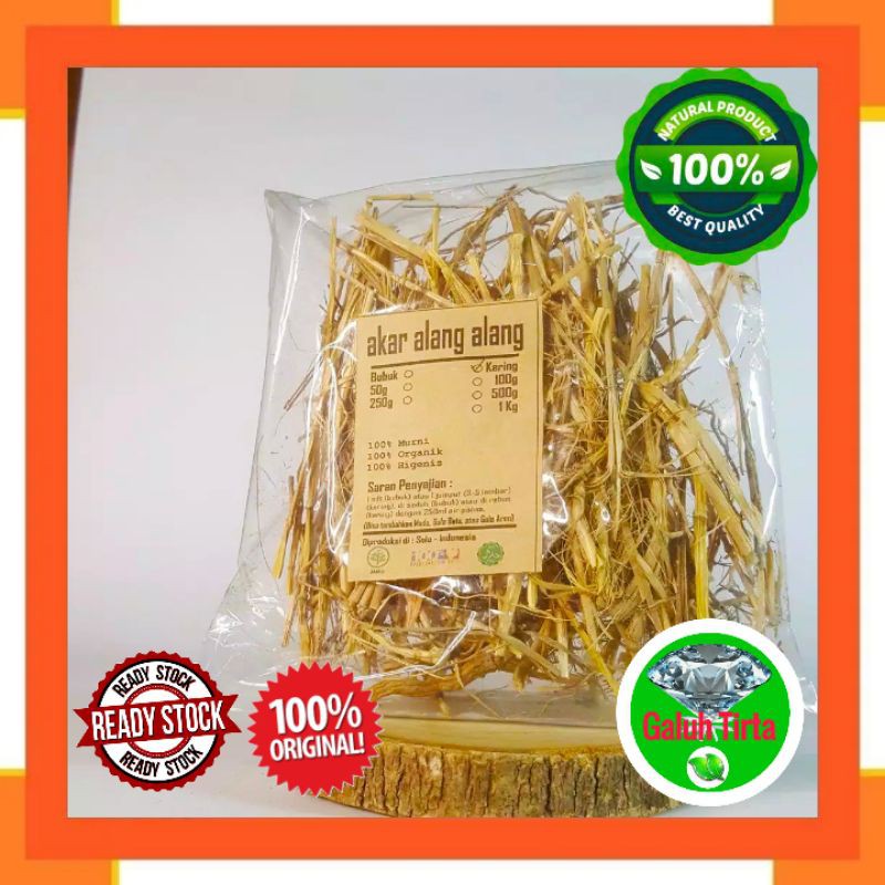 

AKAR ALANG ALANG KERING 50gr - Imperata Cylindrica - MURNI - JSR