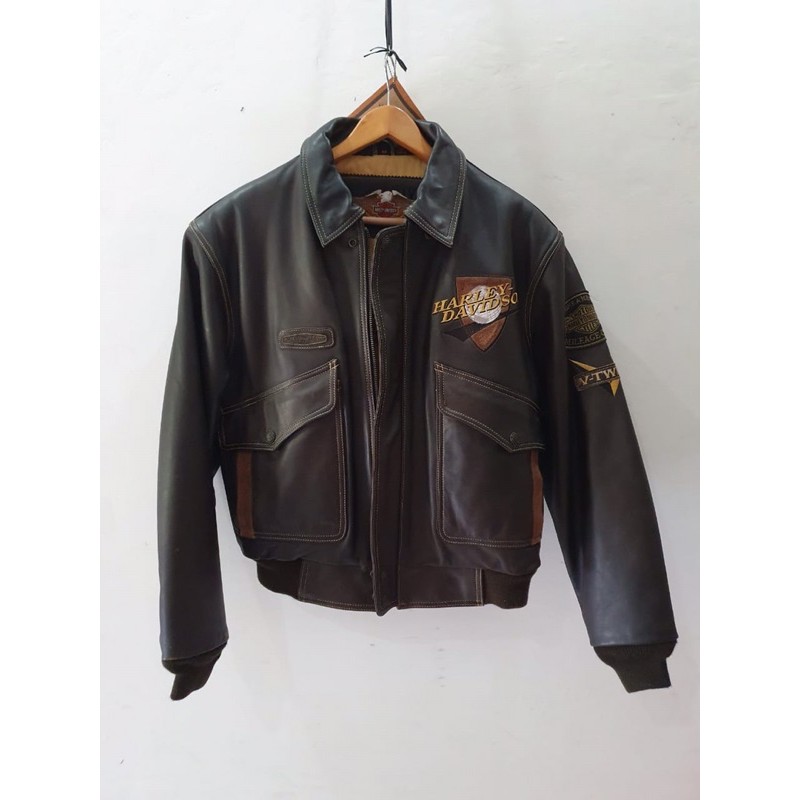 Jaket Jaket Kulit Jaket Harley Davidson JaketHarleyDavidsonOriginal Ori AsliOriginal PrelovedSecond