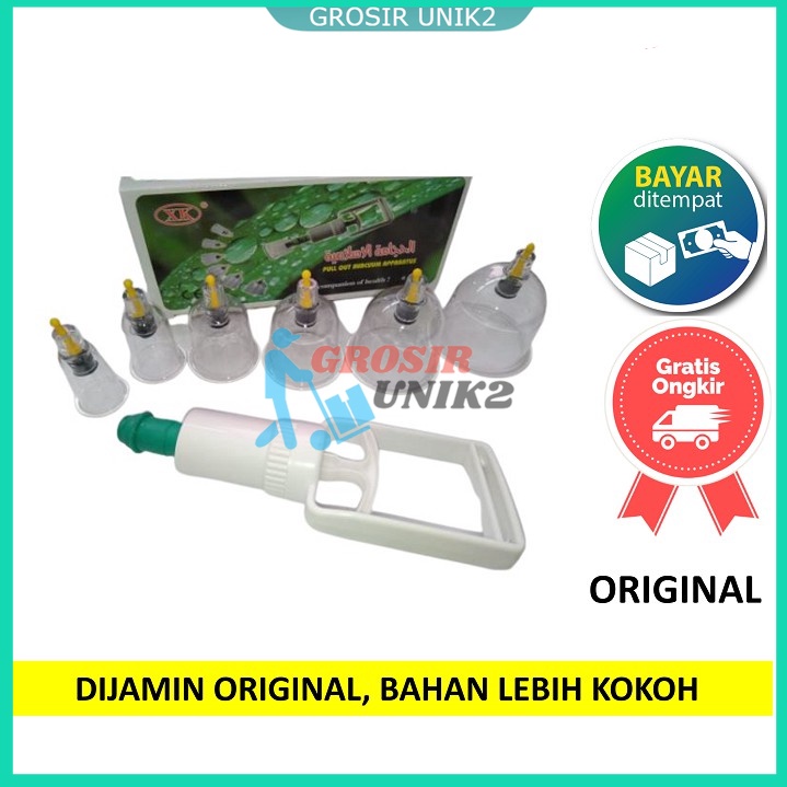 ALAT BEKAM KOP ANGIN 6 PCS PULL OUT AVACUUM APPARATUS GROSIR UNIK