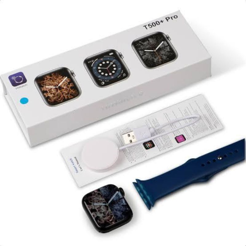 JAM TANGAN PINTAR SMARTWATCH T500+PRO BUTTION SCROLL