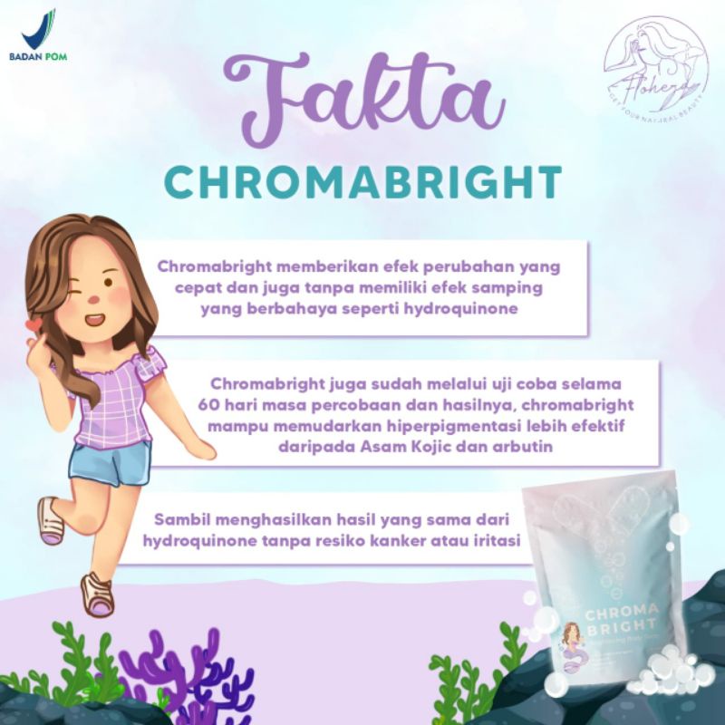 Flohera CHROMA BRIGHT Brightening Body Soap Sabun Flohera Chroma Bright Original