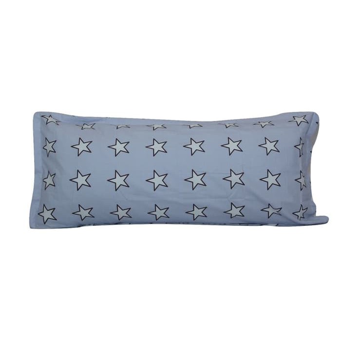 sarung Bantal Cinta Grey Star Katun Taiwan