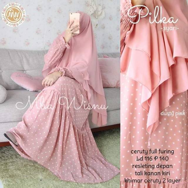 Gamis syari ceruty babydoll