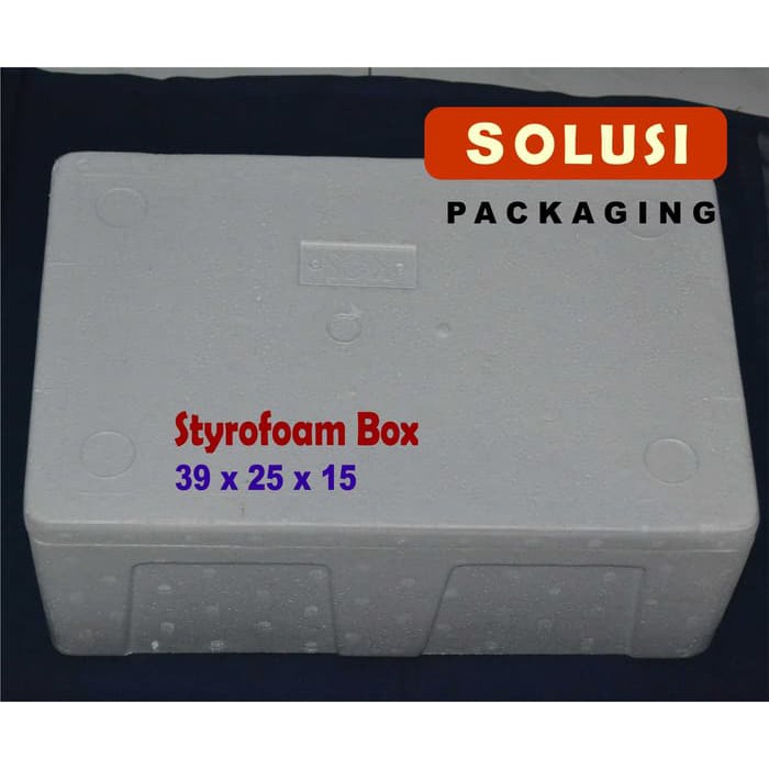 

KEMASAN BOX / KOTAK PENYIMPAN / STYROFOAM BOX KECIL 39x25x15 cm