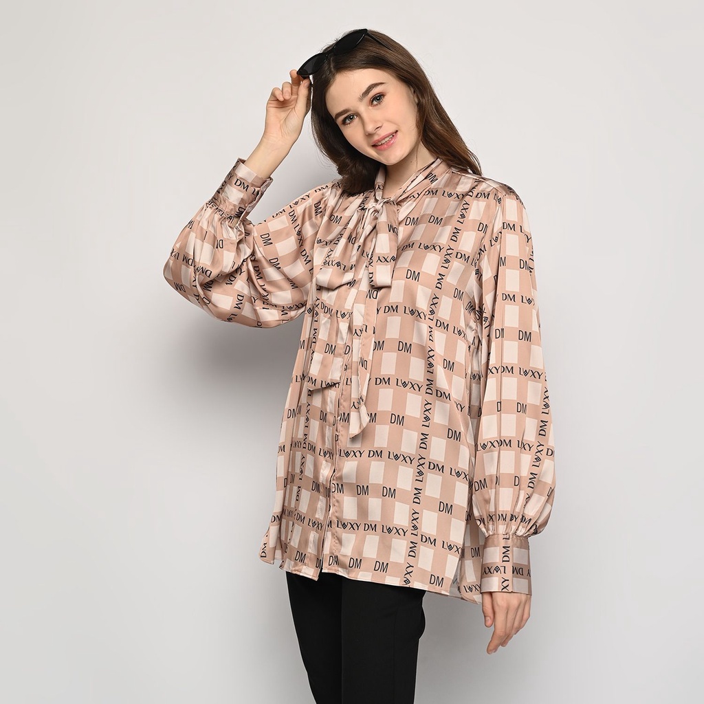 La Diora Top | Atasan wanita | Kemeja Panjang Wanita | Pakaian Panjang Wanita