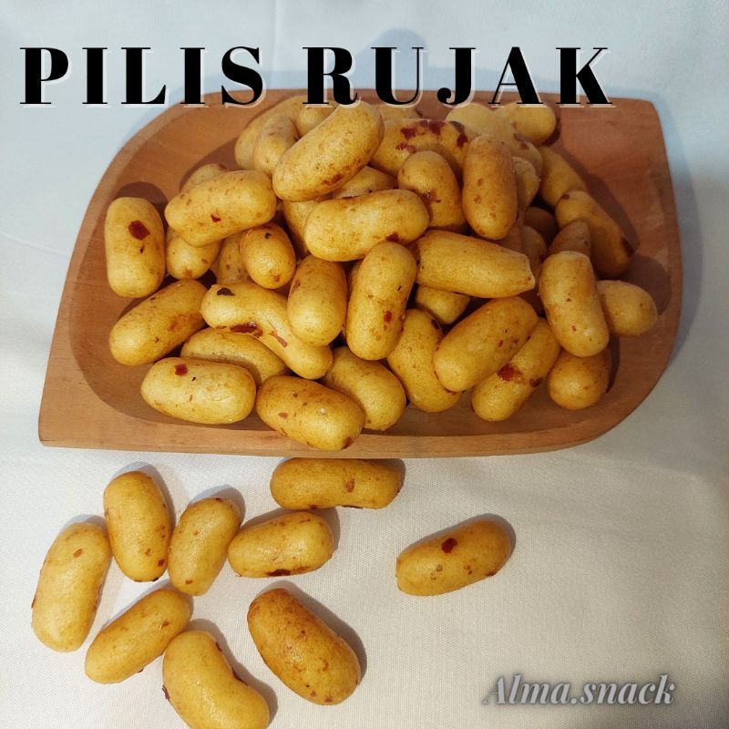 TERMURAH 250GR PILUS RUJAK / PILUS PEDAS MANIS / SNACK ENAK / ALMA.SNACK