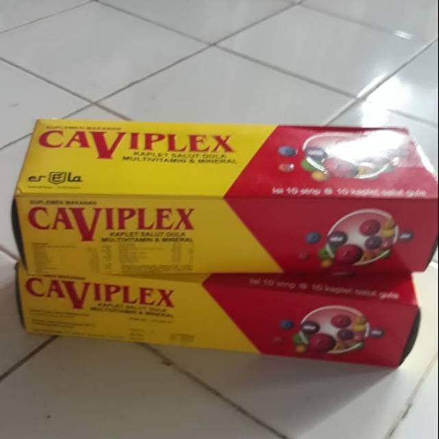 Suplemen makanan  caviplex 1 box isi 10 strip