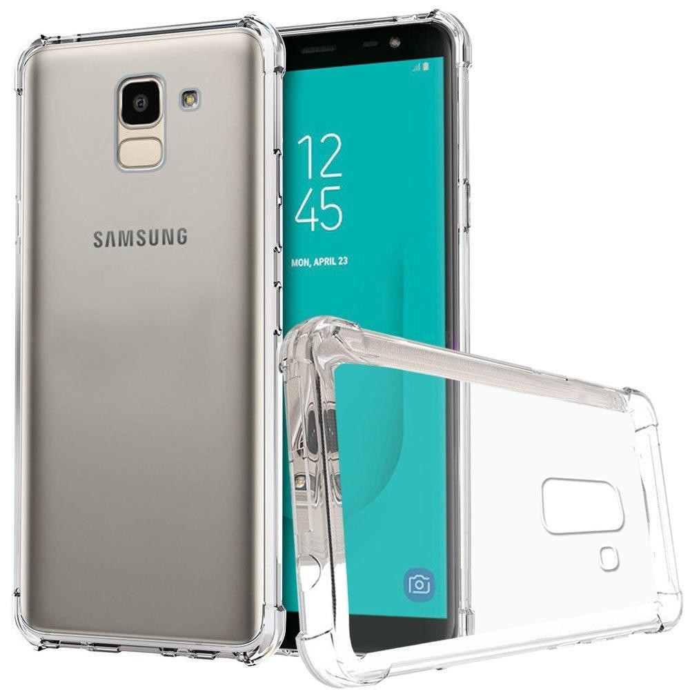 Case Anti Shock Anti Crack Softcase Casing Samsung J8 2018 - Clear