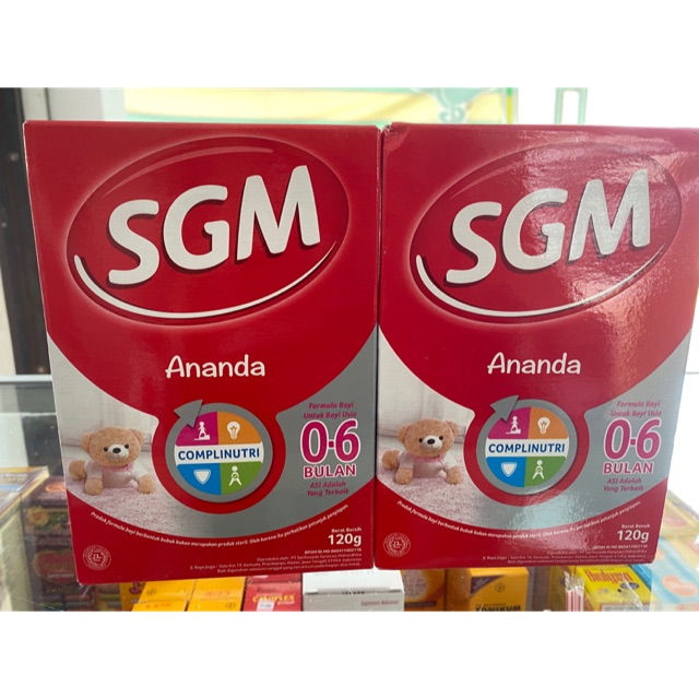 

SGM ANANDA 0-6 bulan 120gram