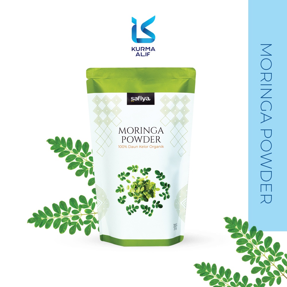 Bubuk Daun Kelor 100 gram Powder Moringa Original Safiya Herbal