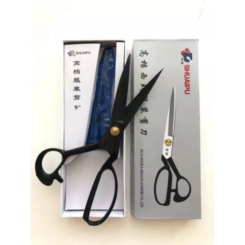 Gunting Bahan Kain/Gunting Kertas/Gunting Jahit/Gunting Shuaipu 9 inch Tajam-1