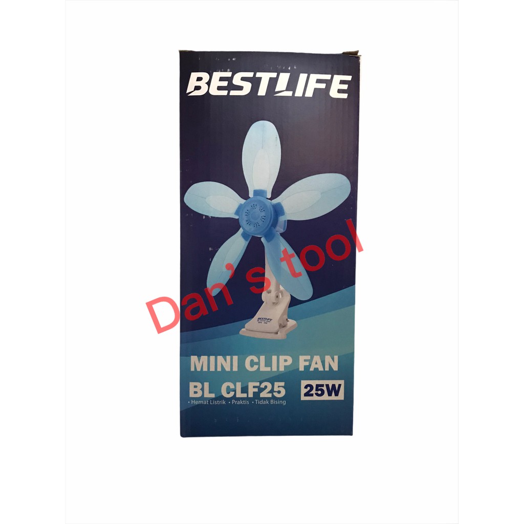 Kipas Angin 3in1 25 Watt Duduk Jepit Gantung 5 Baling / Mini Clip Fan