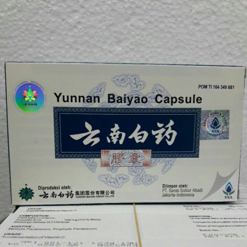 Yunnan Baiyao Capsule